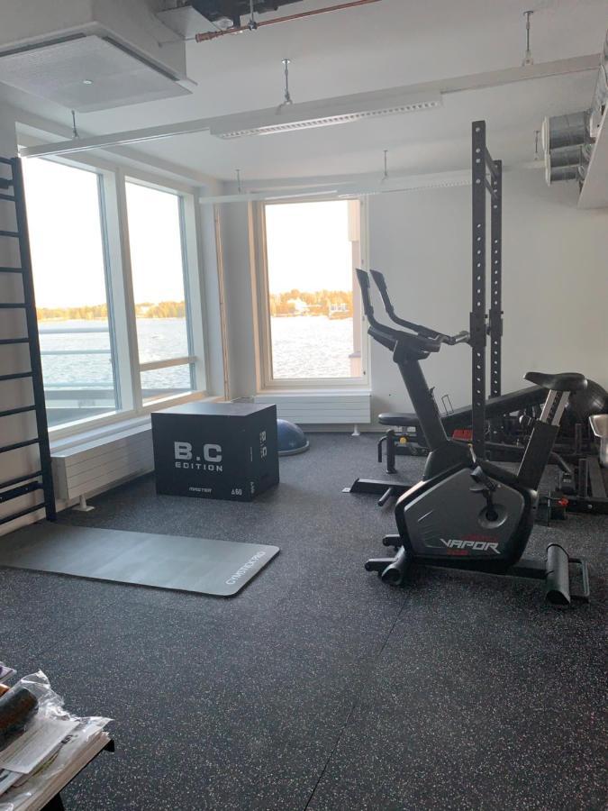 Sea View Lux Kalasatama Romantic Studio - Balcony & Coffee& Tee, Wifi, Gym &Sauna 헬싱키 외부 사진